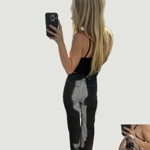 Stylish Black denim high rise Jeans